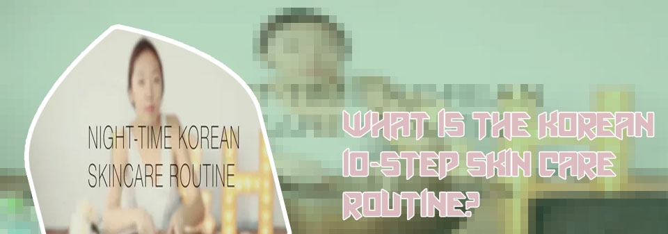 Korean night skincare routine