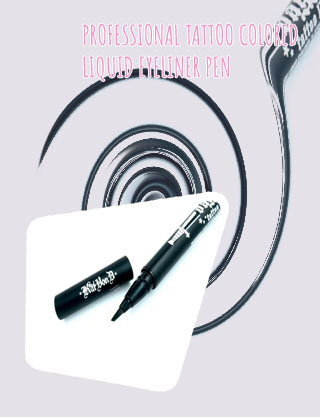 Liquid eyeliner tattoo