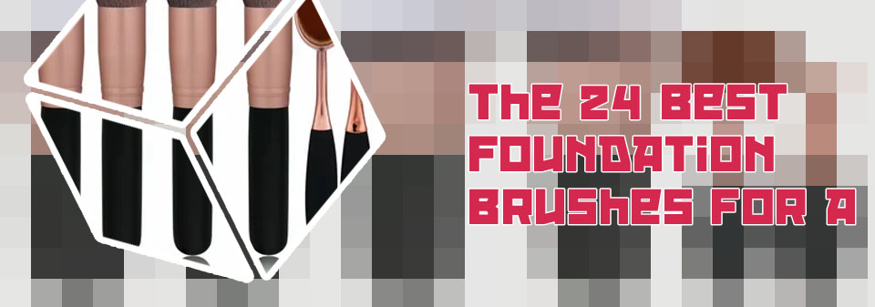Liquid foundation brush