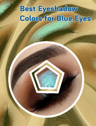 Natural eyeshadow blue eyes